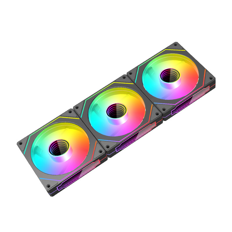 Mars Gaming MCPU-VR Schwarz, CPU Kühlkörper, Dual Infinity Mirror ARGB