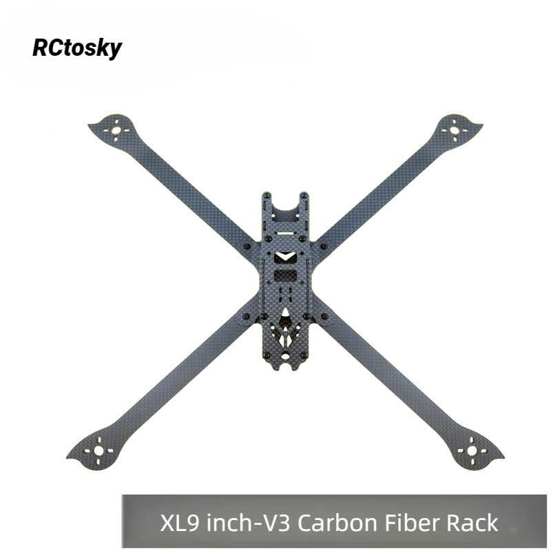 Xl9 Pulgada V3 Edition Crossover Hine Carbon Fiber Rack Drone FPV ...