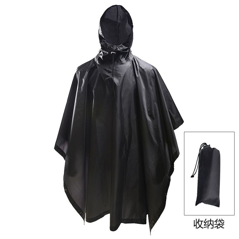 Outdoor Multifunctional Tactical Poncho, Camping Waterproof Functional ...
