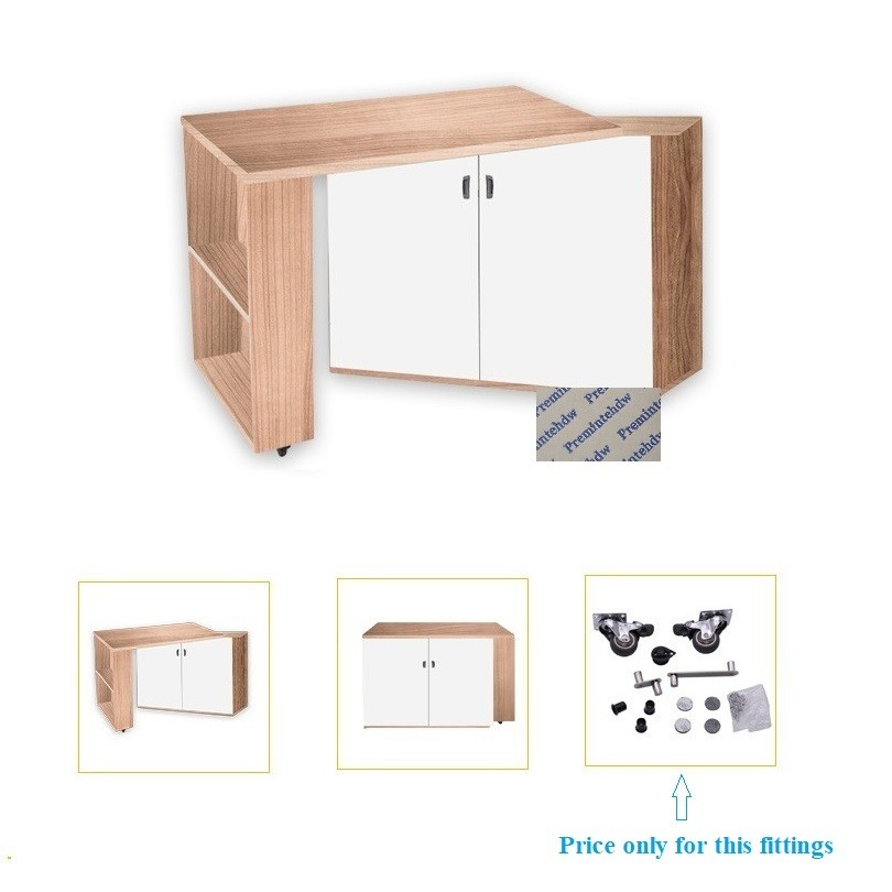 Conceal Folding Turning Swivel Coffee Tea Sushi Bar Desk Table Top