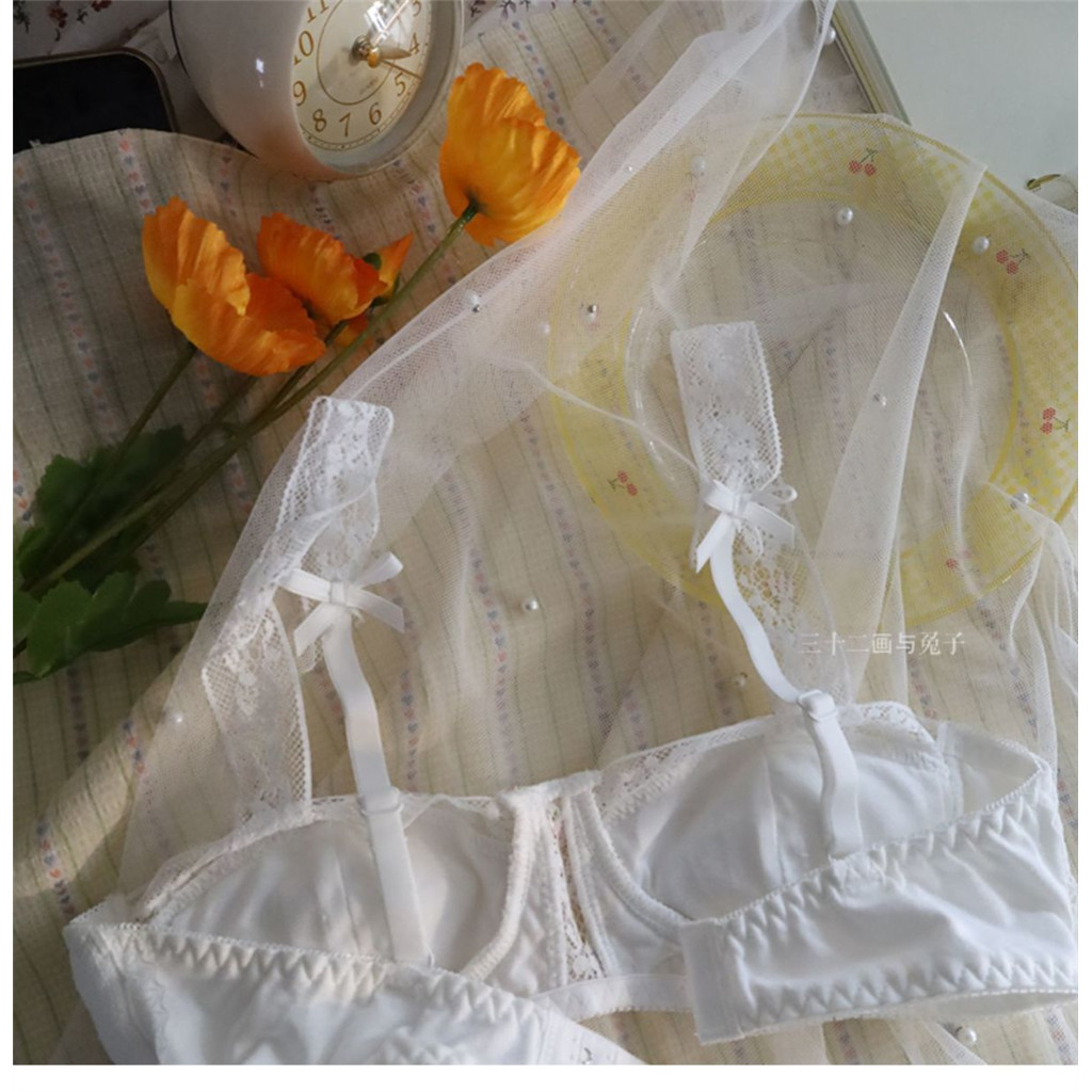 Girl Sweet Cute Princess Style Thin Small Breasts Gathering Sexy Lace