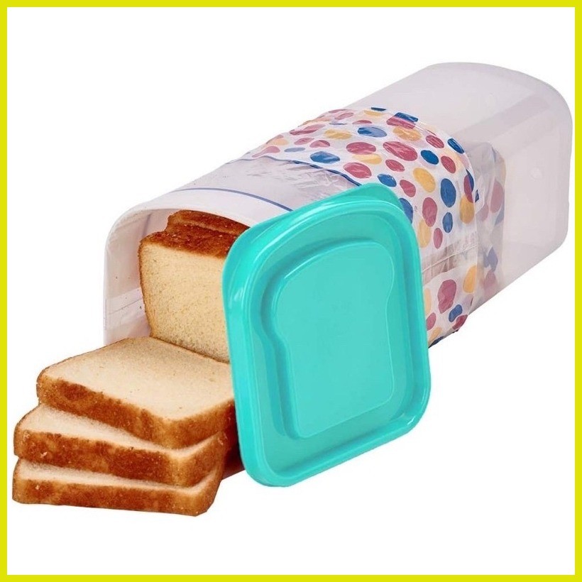 HW 67 Bread Container Bread Storage (can fit 1 loaf of bread) Random ...