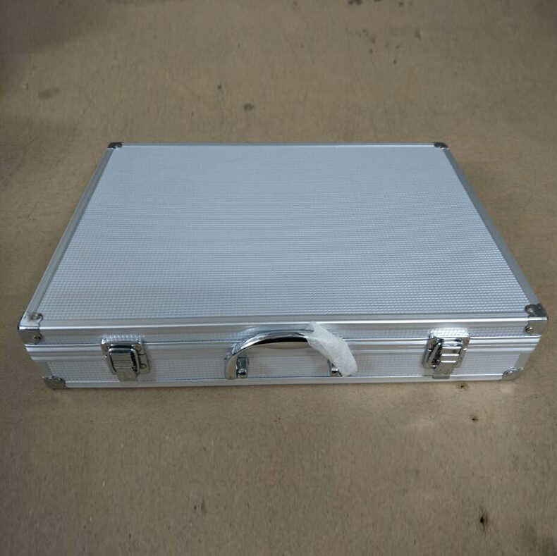Pure Aluminum Tool Box Instrument Box Microphone Aluminum Box Portable ...