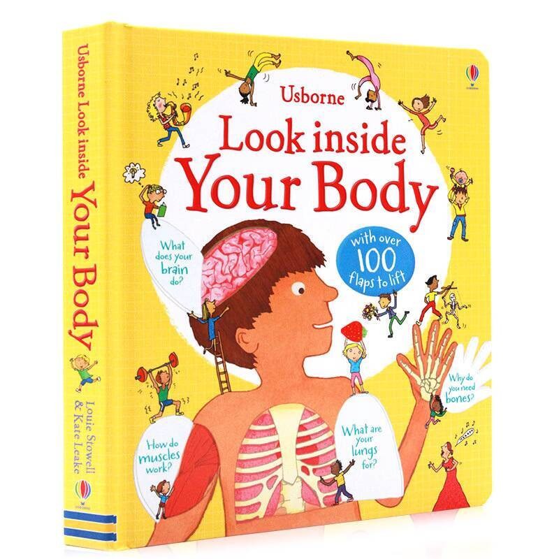 Usborne Look Inside Series Human Body Look Inside Your Body Original ...