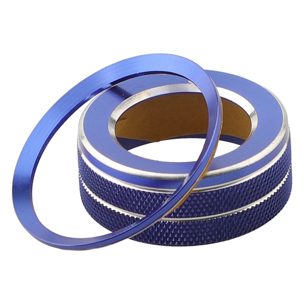 【ONCE+】Car Start Stop Engine Ring Trim Accessories Blue For Jaguar XE ...
