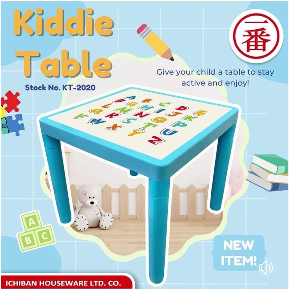 KT-2020 Kiddie Table / Mesa Pambata Lamesa w/Alphabet Design Table ...