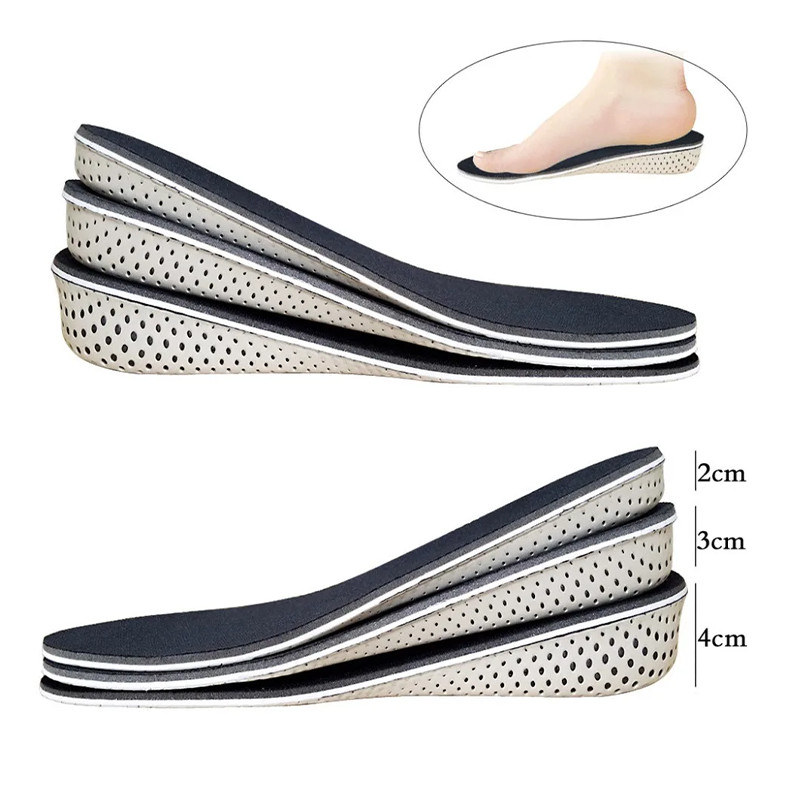 Height Increase Insole Breathable Support Increase Height Shoe Insoles ...