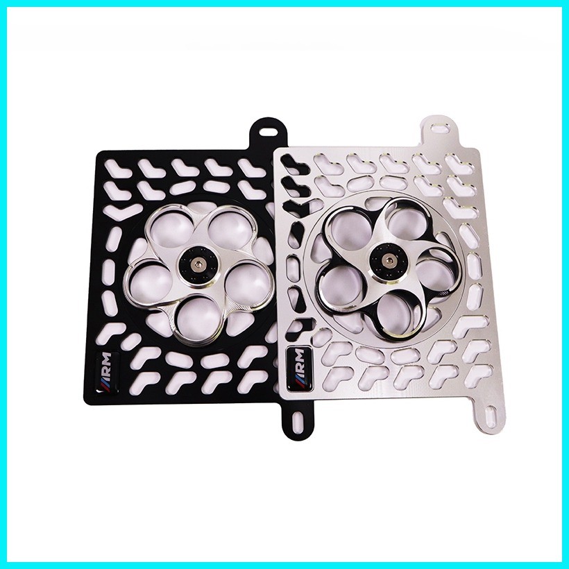 Radiator Cover Windmill Full CNC 2-Color Spinner Design For Nmax v1&v2 ...