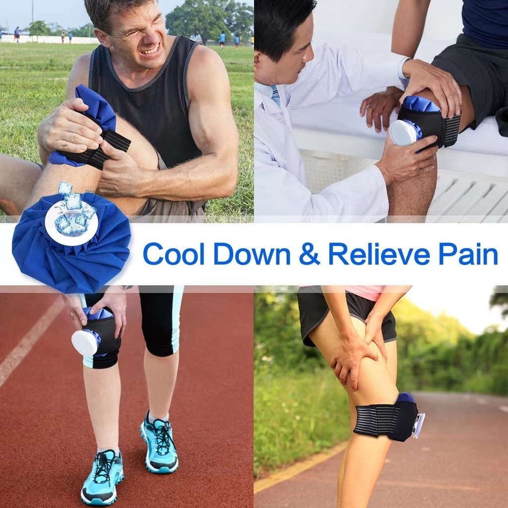 9 Inch Medical Ice Bags Cool Ice Bag Reusable Ice Bag Hot Cold Therapy ...