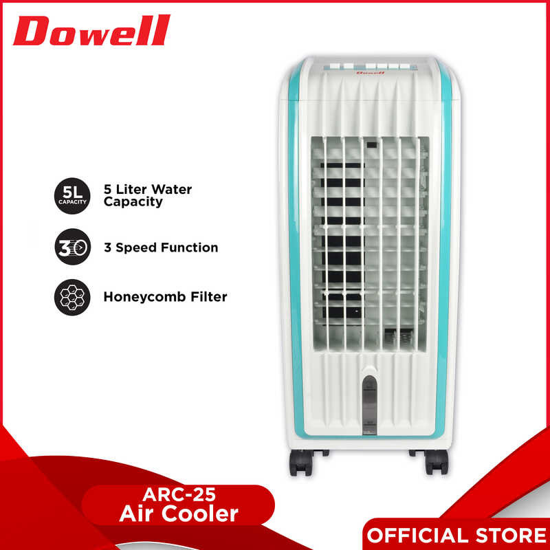 Cooler Dowell Air Arc-25 5 Liter Evaporative Cooling Fan Humidifier ...