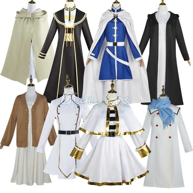 YEAJION Frieren Cosplay Costume Completo con Parrucca