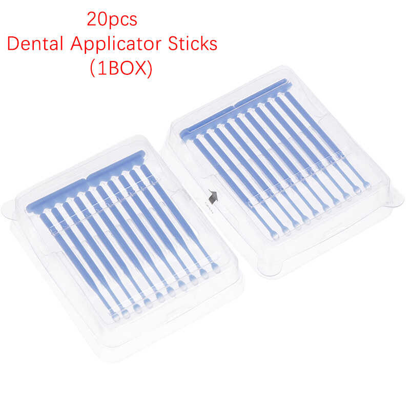 20Pcs Disposable Dental Applicator Stic Adhesive Tip, Tooth Crown ...