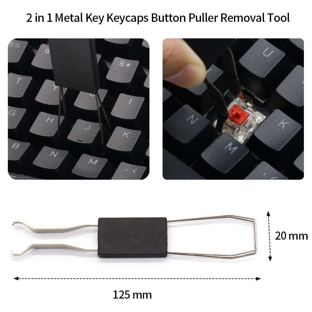 Universal Keyboard Key Cap Puller 2 in 1 Keycap Puller for Mechanical ...