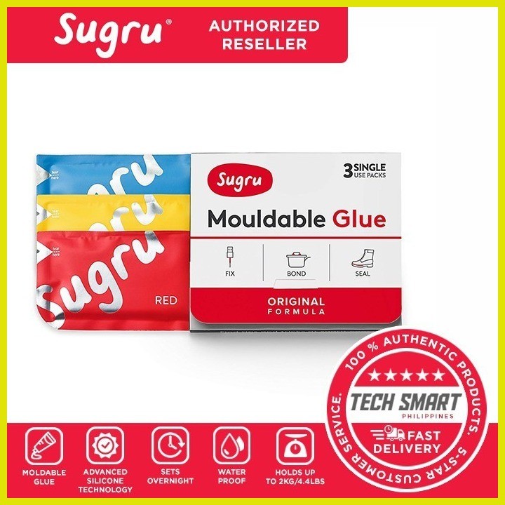 Sugru Mouldable Glue Original Formula (3-Pack) | Shopee Philippines