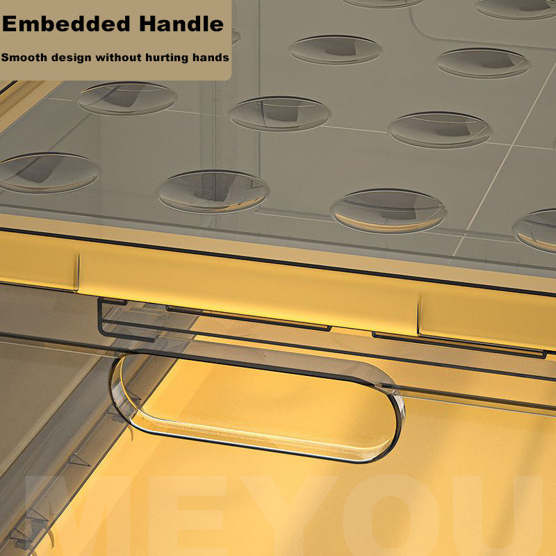 HOTJOY 115L Foldable storage box organizer with wheels plastic ...