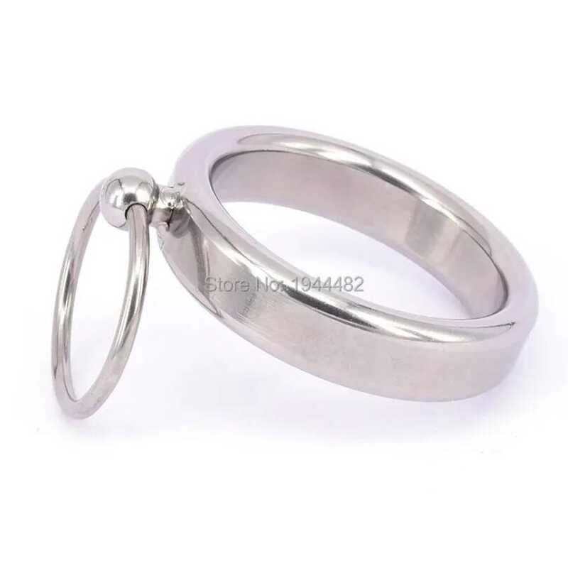 Stainless Steel Male Chastity Device Metal Ring rings Ball Stretcher ...