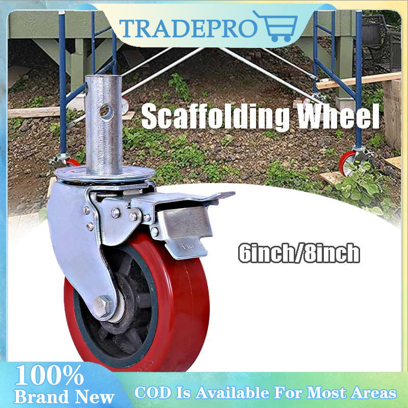 8inch Caster Heavy Duty-1500 Lbs Each, Polyurethane Wheel - View #4