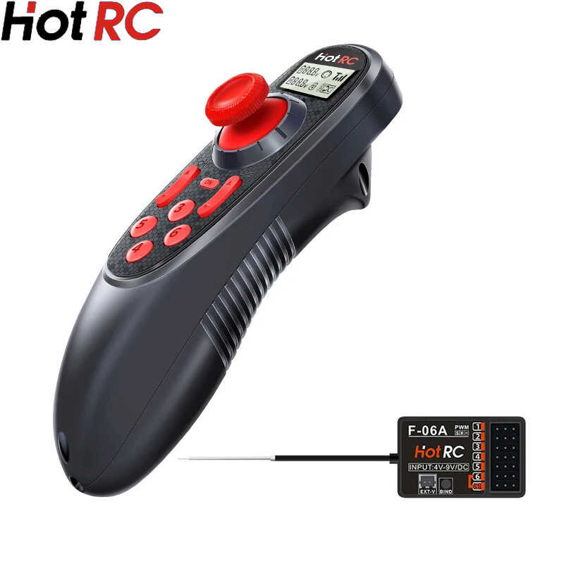 HOTRC Ds-600 6Ch 2.4Ghz Radio System Transmitter Remote Controller Na ...