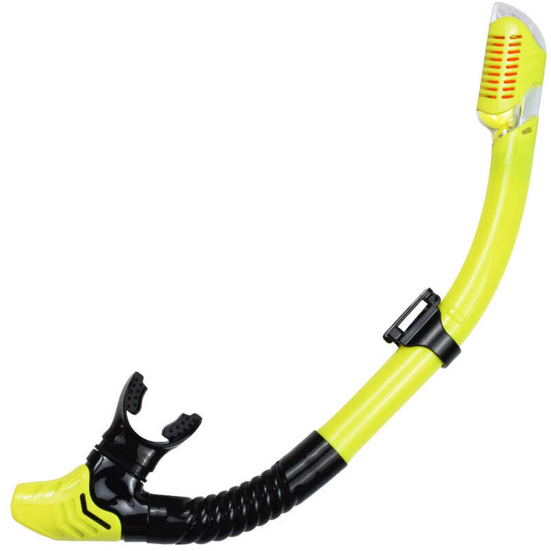 50D Dry Snorkel Tube Easy Breath Scuba Diving Splash Guard Top Vae ...