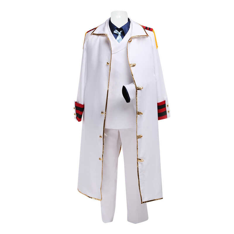 Monkey Anime D Garp Cosplay Marine Uniform Jacket Coat Cloak Luffy ...