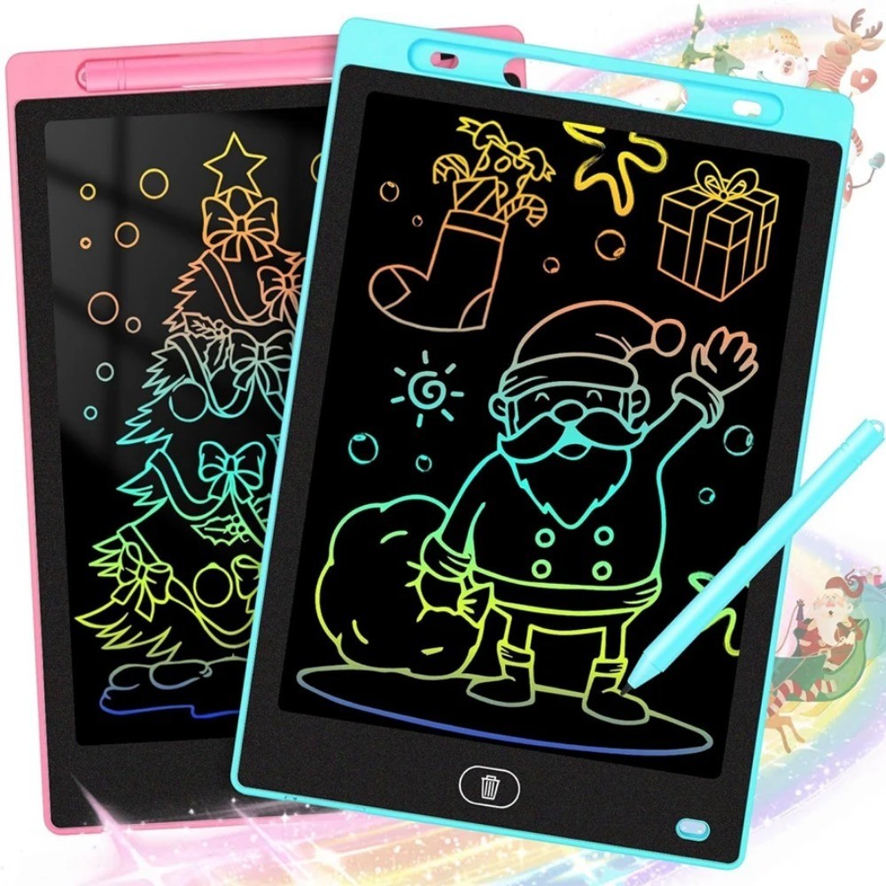 12 Inch LCD Color Screen Electronic Drawing Board Kids Writing Tablet ...