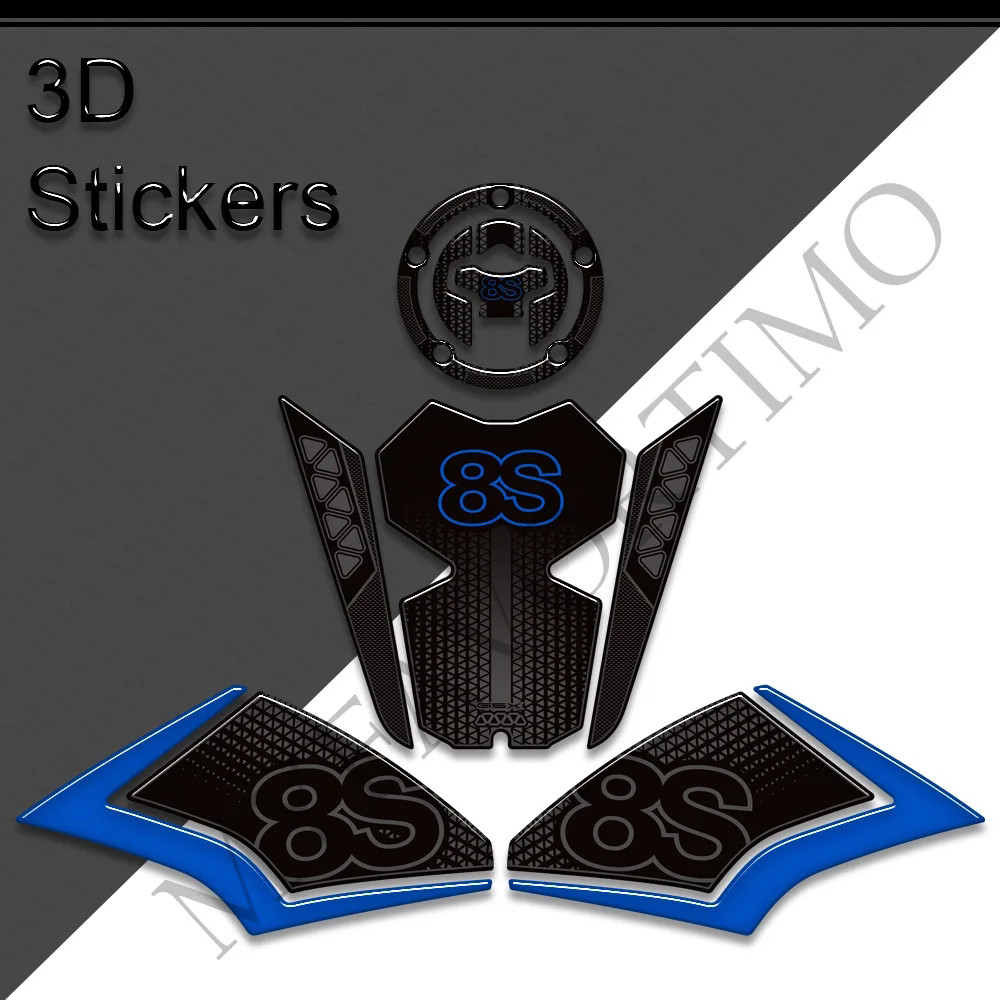 Gsx 8S 1A Accessories Motorcycle 3D Epoxy Resin Sticker Protection ...