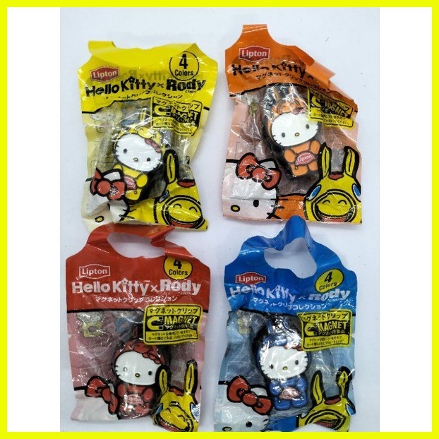 ♈ Hello Kitty x Rody Lipton and Evian limited figure strap Japan ...