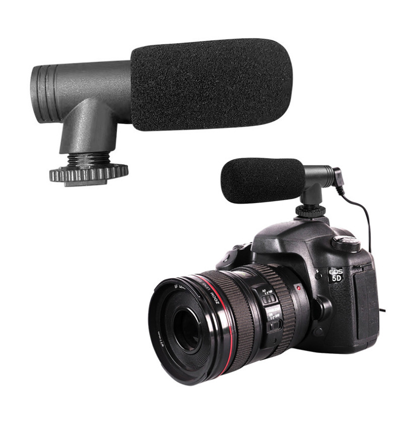 LX 3.5mm Camera Microphone Professional Noise Reduction Condenser ...