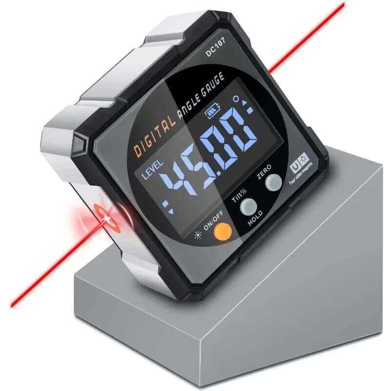 Laser 1 E2 Digital Protractor Incometer USB Level Angle Finder ...