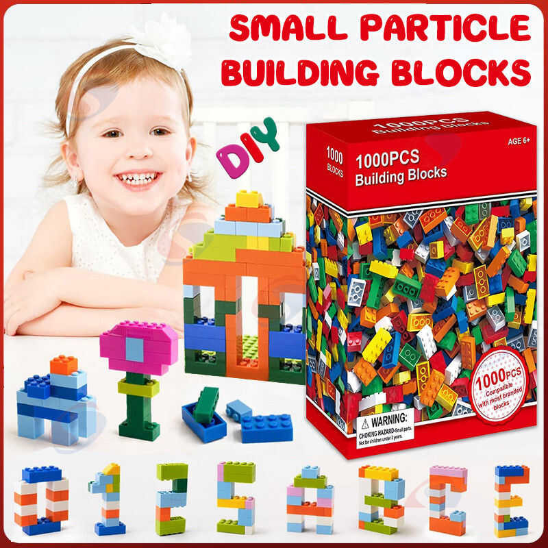 1000/500Pcs Mini Building Blocks Educational Toys Gifts For Kids ...