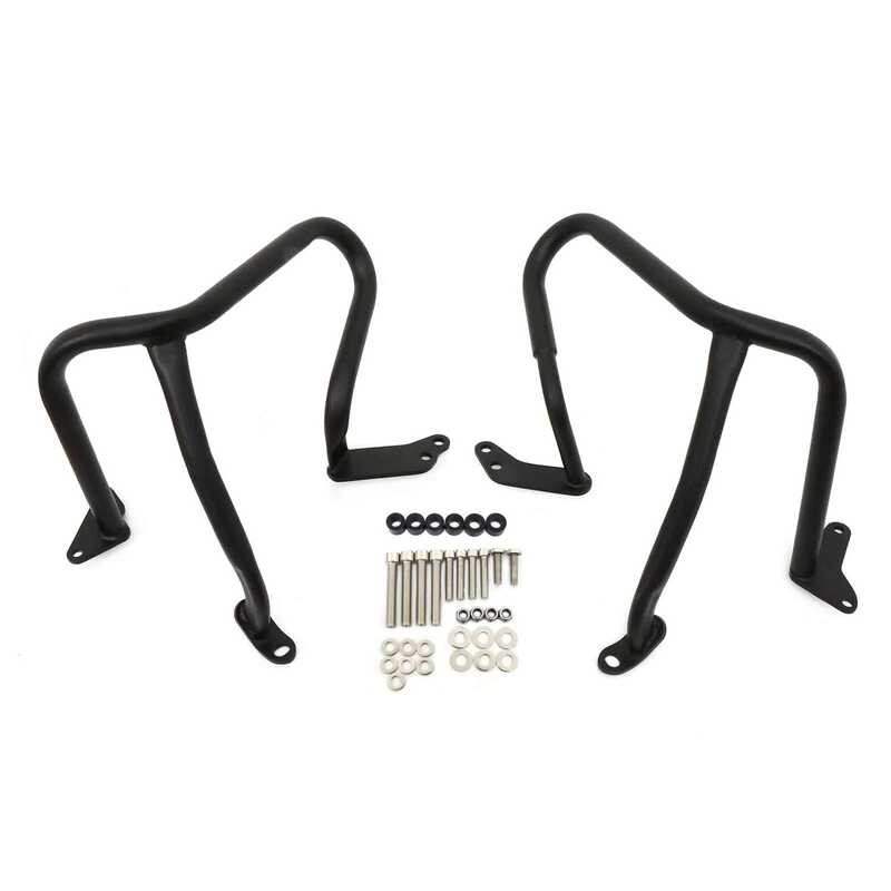 M Motorcycle Highway Front&Rear Engine Guard Bumpers Crash Bar Stunt ...
