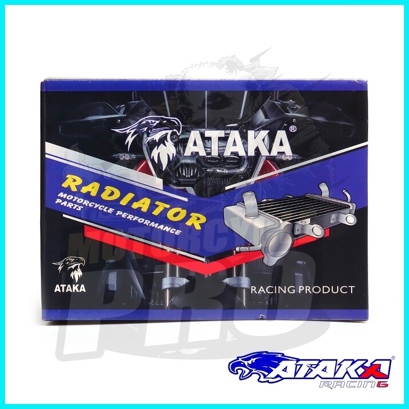 ATAKA Motorcycle Radiator Assy For Yamaha Sniper 150 | Shopee Philippines