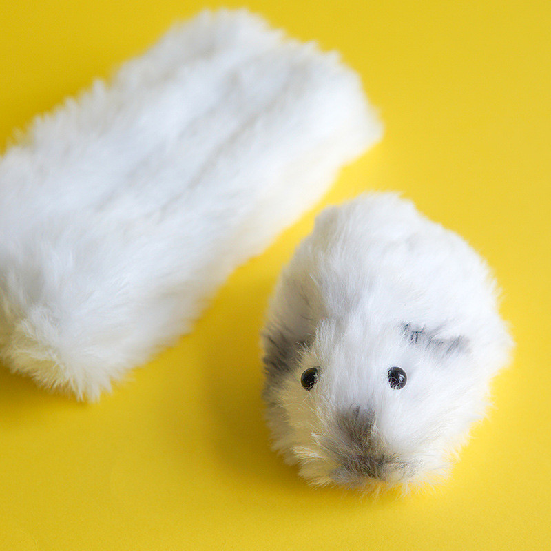 20mm Imitation Rabbit Fur Pipe cleaner Plush Woolen Yarn fuzzy wire ...