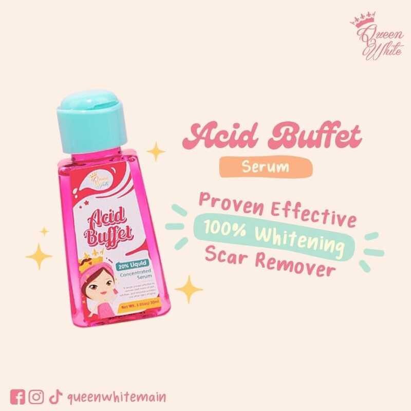 In vogue Queen White Acid buffet serum (Scar remover) | Shopee Philippines