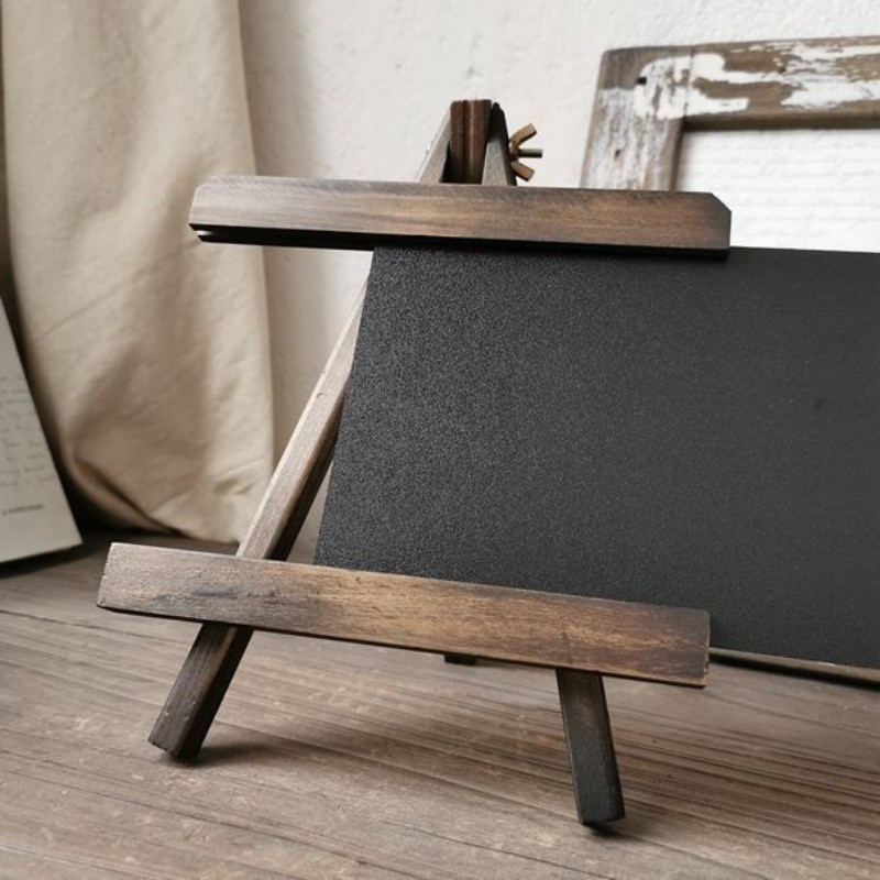 Vintage Small Blackboard Stall Hand-painted Sign Message Board Desktop ...