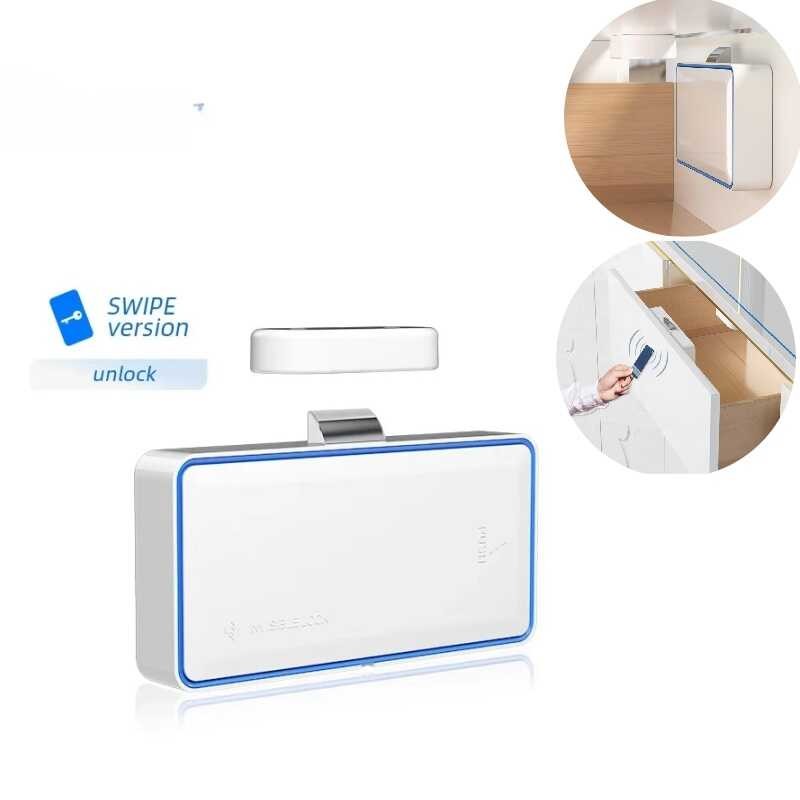 Smart IC Hidden Cabinet Lock Electronic Drawer Lock Walang Drilg ...