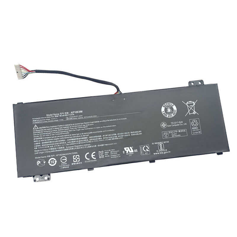 Batterij Voor ACER AP18E8M accu kopen? 3733mAh/57.48Wh 15.4V AP18E8M