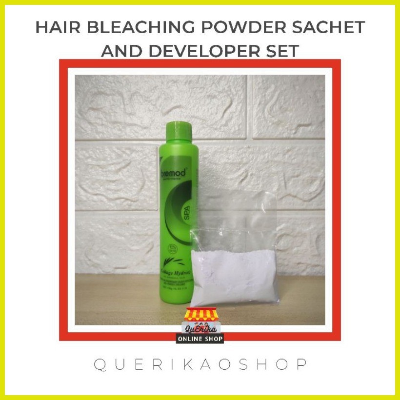 ☢ ⊕ Bremod Hair Bleaching Set (Bleaching Powder Sachet with Developer