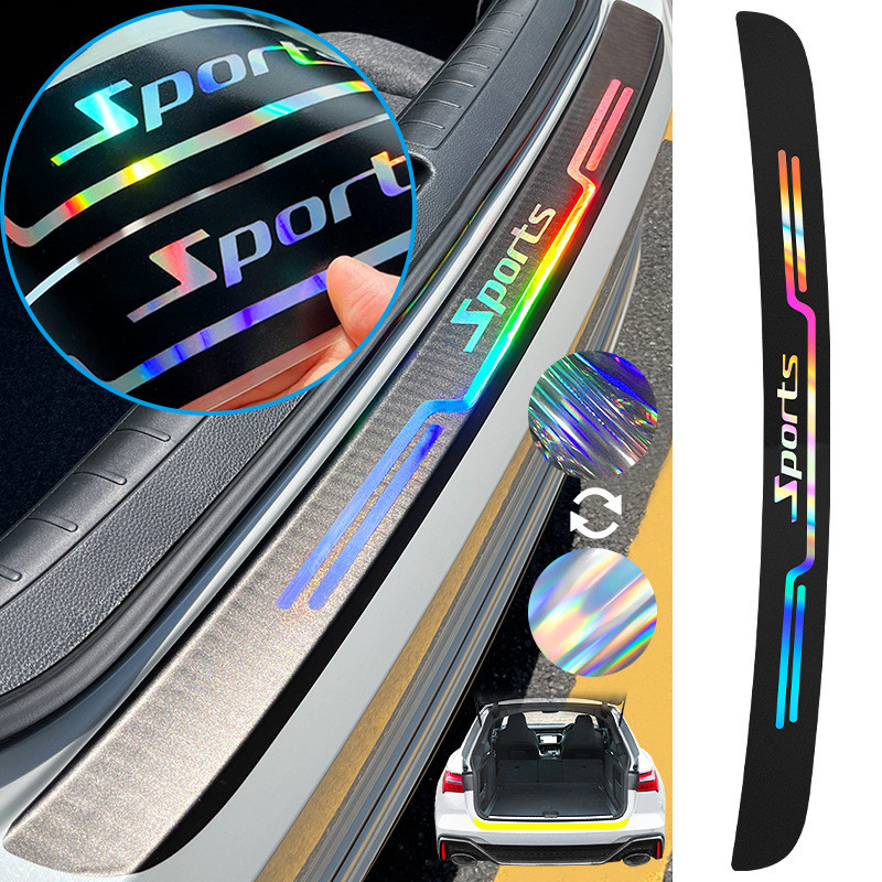 New KIA KN Laser Car Threshold Protection Sticker Colorful Reflective ...