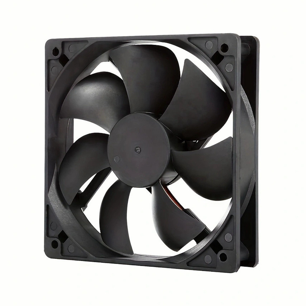 DC Solar Air Fan Mini Exhaust Fan 120Mm Fan DC 12V 24V Computer Fan ...