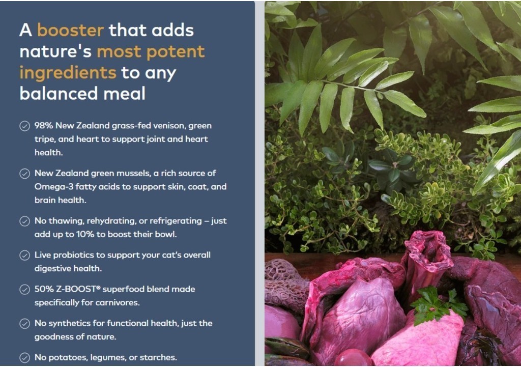 ZIWI Peak Cat Food Freezedried Food High Protein Raw Superboost with