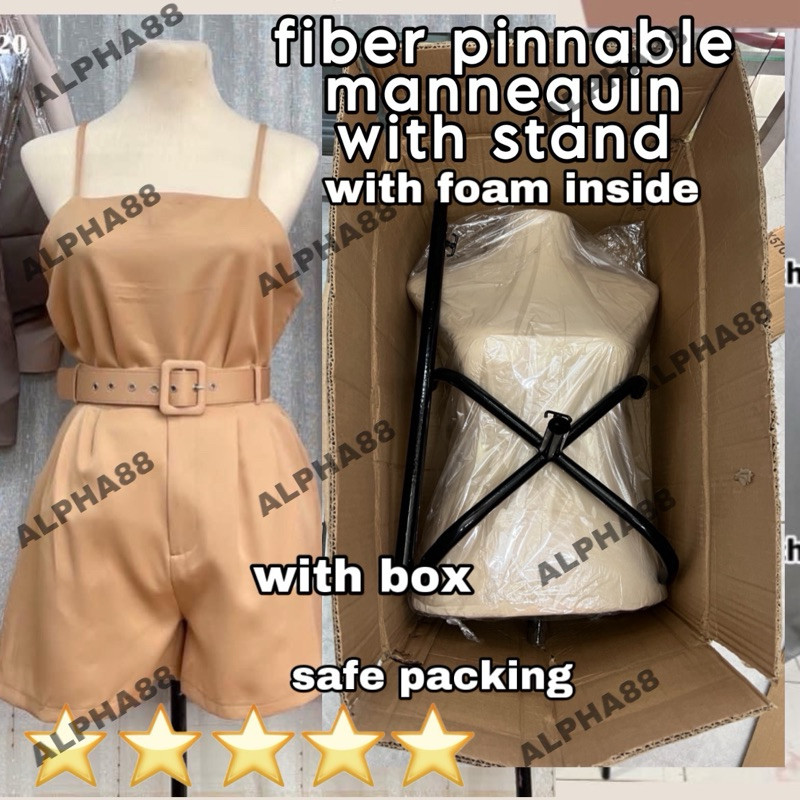 Foam Mannequin with stand with BOX Fiber Fitting Form Dress Form ...