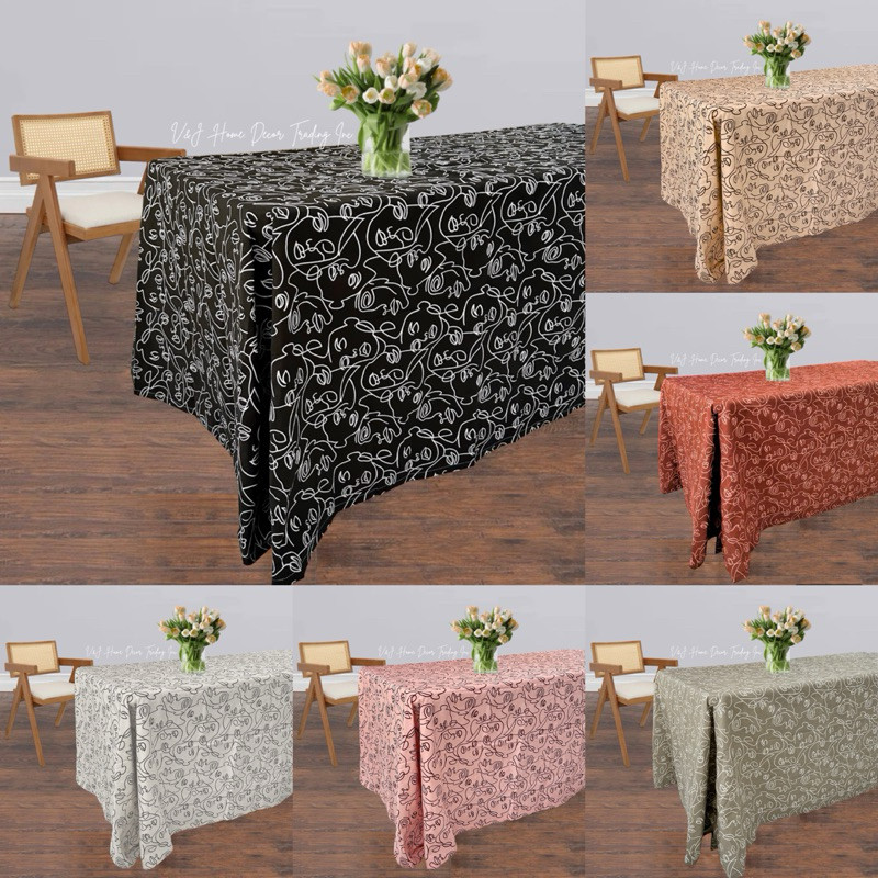 TABLE CLOTH CANADIAN Cotton 72x94inches PrintedTable Cloth | Shopee ...