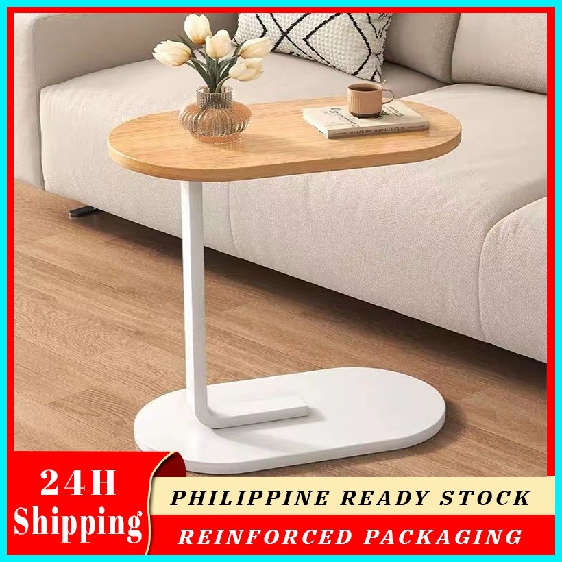 Nordic Side Table Wood Top Table Simple Small Sofa Table Living Room ...