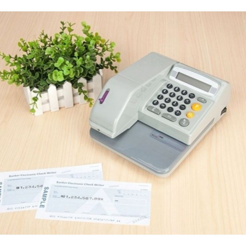 EC 100 CHECKWRITER MACHINE / CHEQUE PRINTER / CHEQUE WRITER MACHINE ...