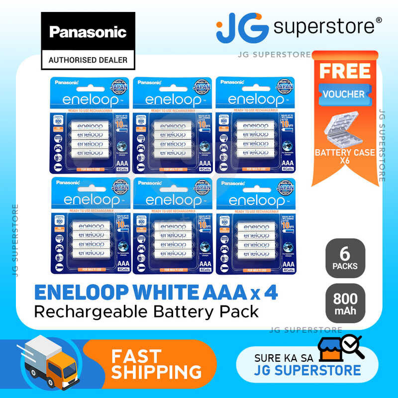 Piles Panasonic Eneloop AAA – 4 Pièces – 800mAh – BK-4MCCE/BF1 – Neuves
