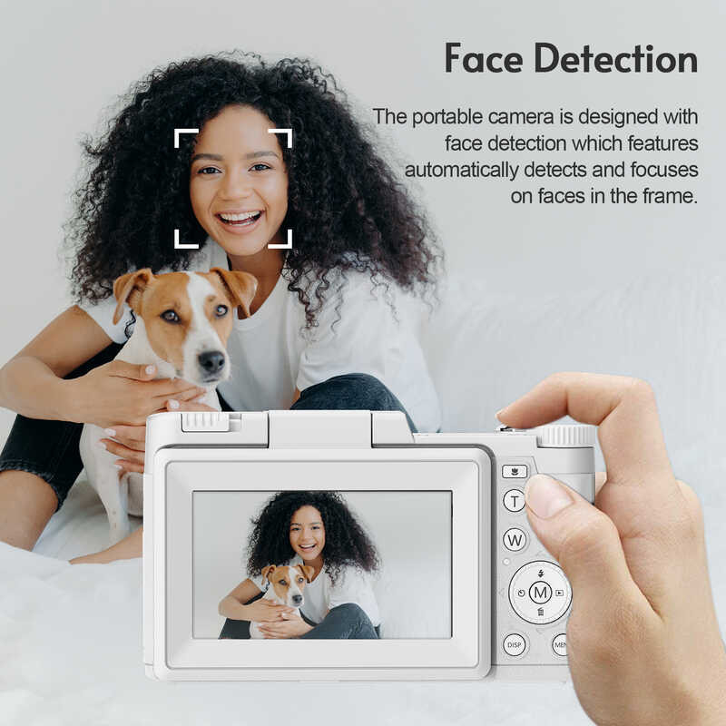 Portable ★ Andoer Digital Camera 3.0-Inch TFT Rotatable Screen 48Mp 4K ...