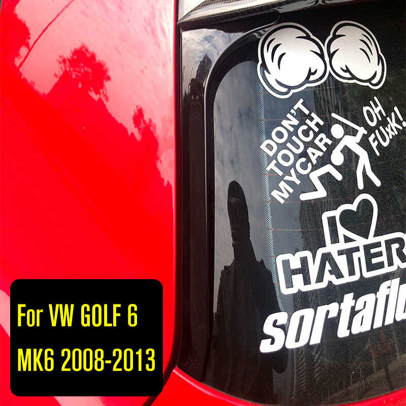 Window For VW Golf 6 GTI/GTR/GTD 2008 2009 2010 2011 2012 2013 Black ...