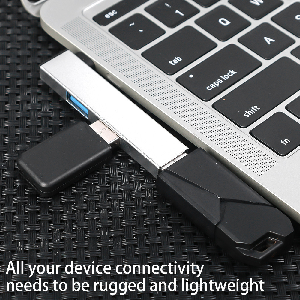 3 In 1 Creative Double USB Interface Computer Hub- Multipurpose Mobile ...