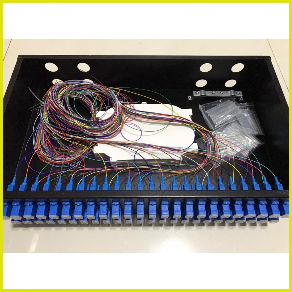 § ☑ 24 Ports / 48 Ports / 72 Ports ODF Fiber Patch Panel Fiber Terminal ...